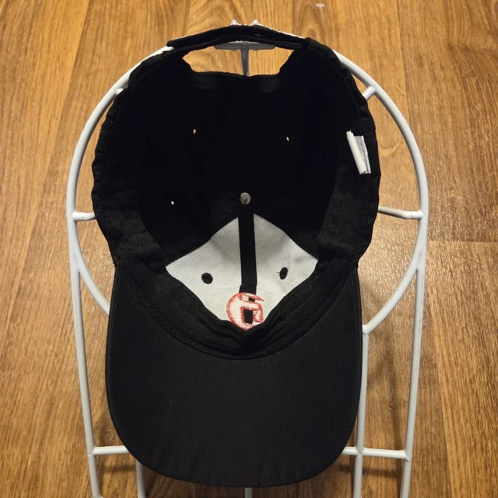 Gamma Pickleball Hat Cap Adult‎ Black Never Stop Playing Performance Stretch